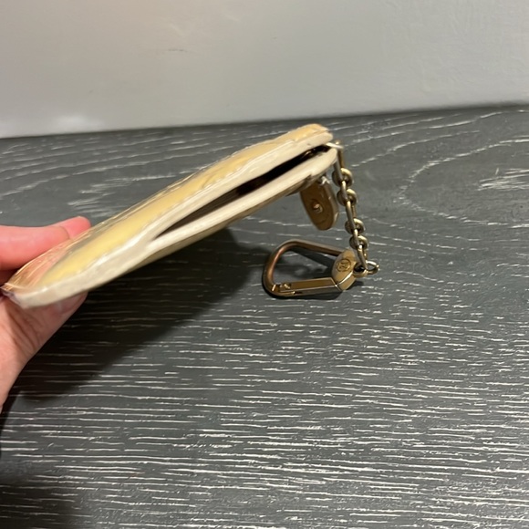 Louis Vuitton Wallet Coin Purse Pochette Cles beige Leather - Picture 4 of 8